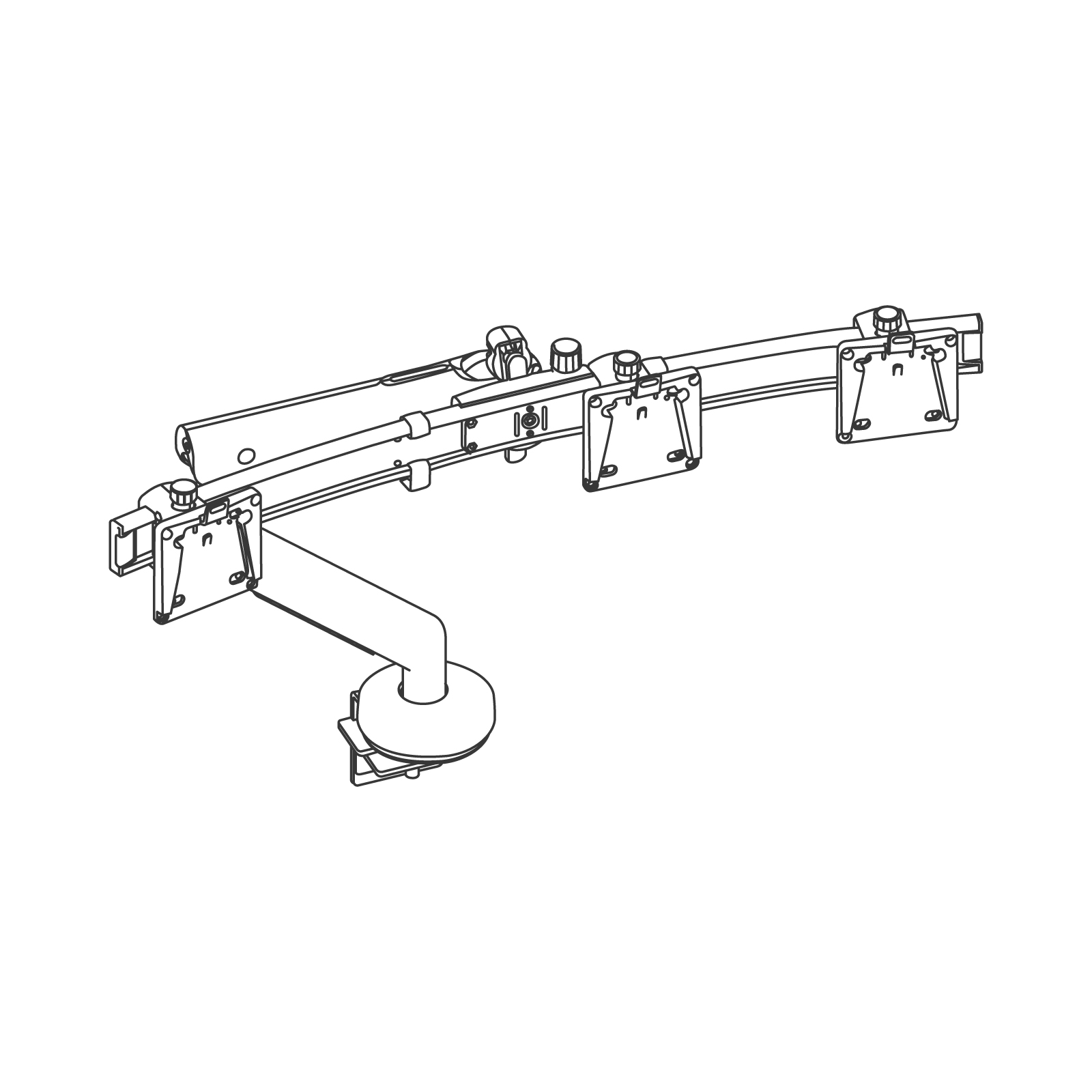 A line drawing - Flo X Triple