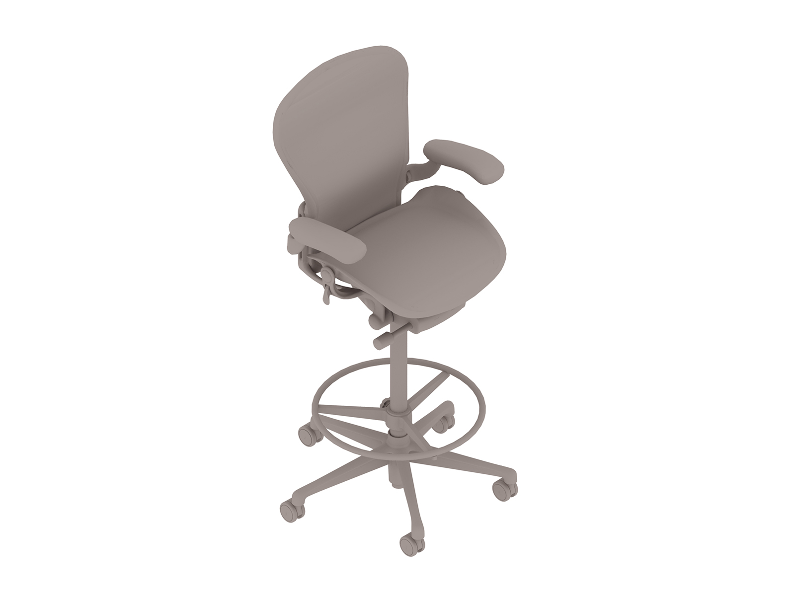 A generic rendering - Aeron ESD Stool – Height-Adjustable Arms