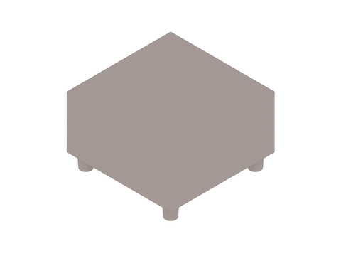 A generic rendering - Swoop Ottoman