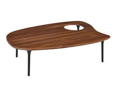 Cyclade Table, low, walnut.