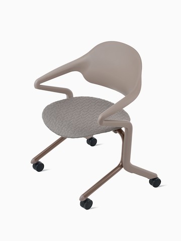 Aerial view of a Fuld Nesting Chair in Cocoa.