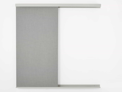 OE1 Wall Rail and fabric project board, viewed from the front.