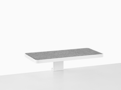 A low, short Ubi Attached Shelf.