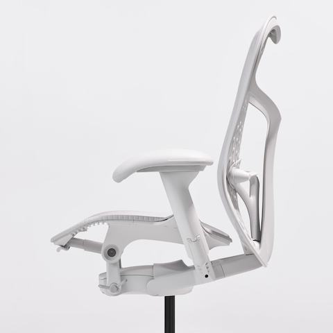 Side view of a Mirra 2 Chair with a Butterfly back in alpine.