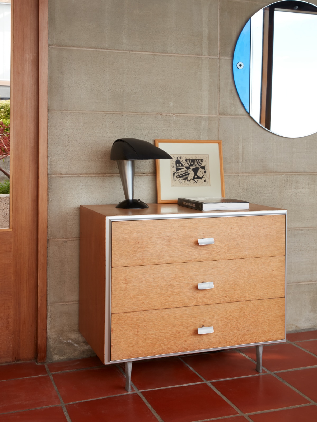 Prototype of a George Nelson-designed dresser.