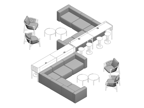 A line drawing - Landing 022 EUR