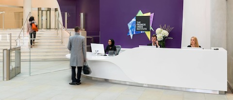 Building reception area.