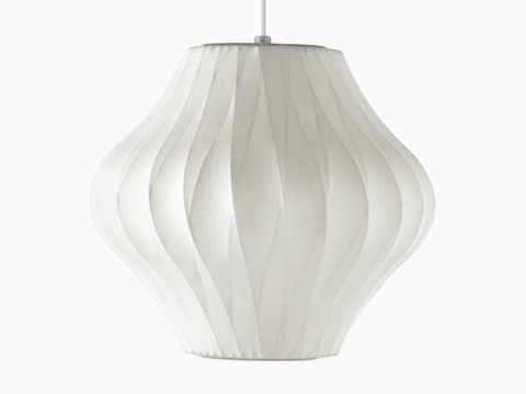 A  Nelson Pear CrissCross Bubble Pendant lamp.