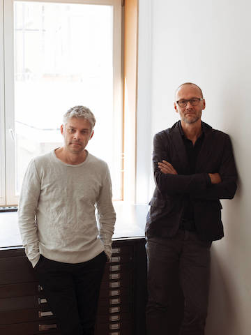 Select to learn more about product designers Markus Jehs and Jurgen Laub and their products, design thinking, and awards.