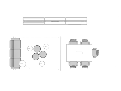A line drawing viewed from above -Workshop 032 EUR