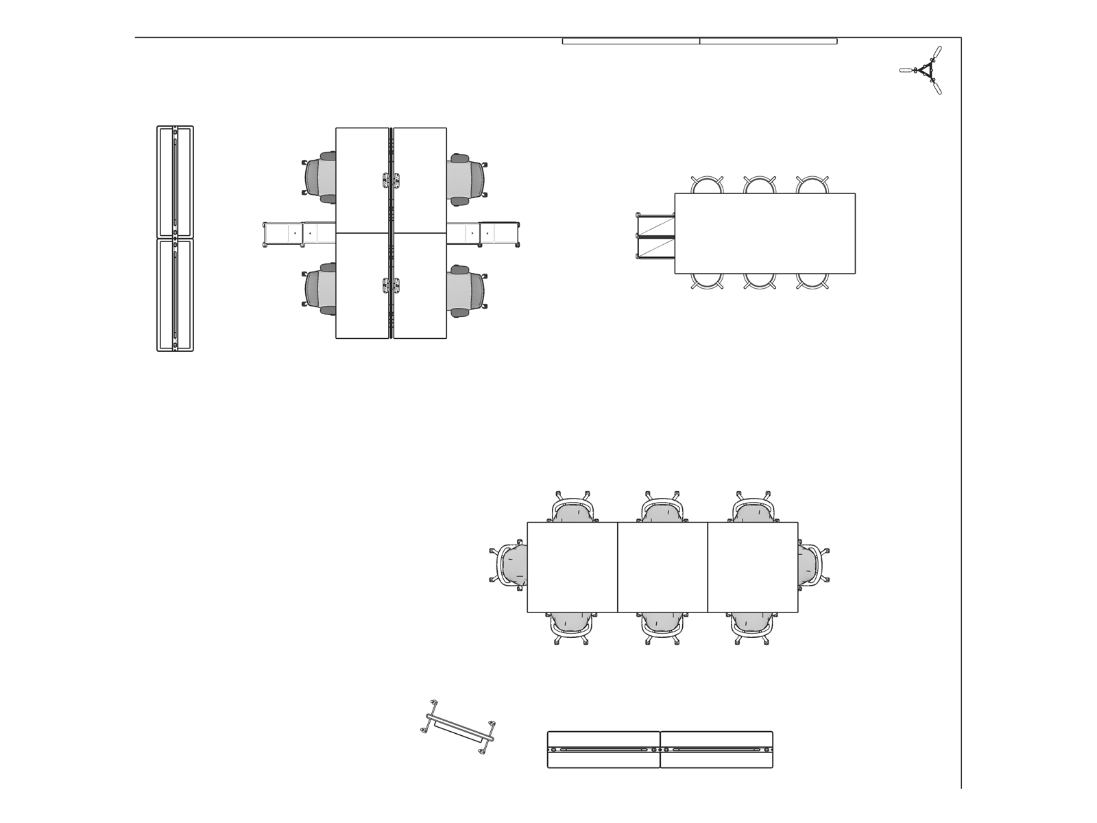 A line drawing viewed from above -Workshop 035 EUR